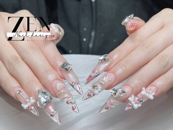ゼン ネイル デザイン 池袋(ZEN NAIL DESIGN)/題長さだしやり放題×つけ放