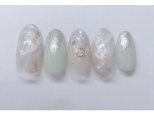ネイルアンドアイ ミント(nail＆eye mint)/8月キャンペーンネイル