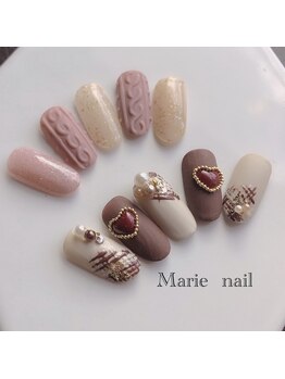 マリーネイル(Marie nail)/#1月冬限定ネイル