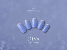 ネイルサロンディーバ 塚口店(Diva)/One color plus(ラメフレンチ）