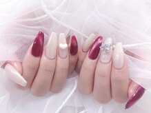 ボニータ(BONITA)/赤マグネットネイル