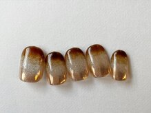 アイネイルズ 梅田店(I nails)/マグネットミラーグラデ