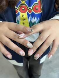 華やかお花ネイル♪