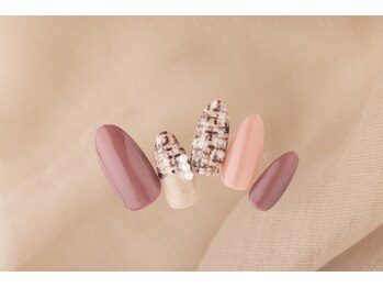 エムスラッシュ ネイル センター北店(M.SLASH)/ツイードネイル