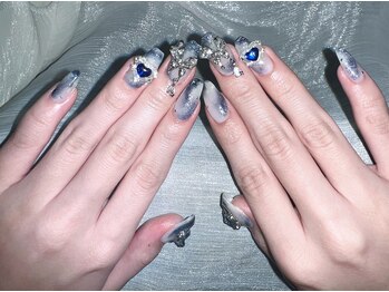 トゥートゥー(TOUTOU)/ニュアンスxハートx蝶々x青