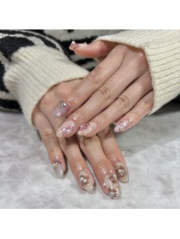 ミヤビネイル(miyabi nail)/お花ネイル