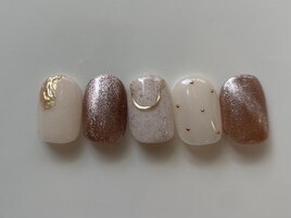 Cコース6500円ショートネイル