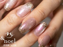 ラメグラ×ピンクマグネット