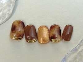 鼈甲ネイル【¥8,800】