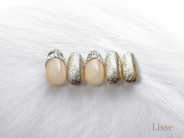 ツイードフレンチネイル