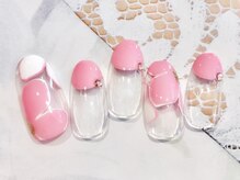 ムーネイル(mou nail)/可愛くインパクトあるお花アート