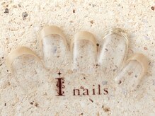 アイネイルズ 町田店(I nails)/オフィスミラーフレンチ 7980円