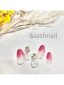 アンドラッシュネイル(&Lash nail)/定額サンプル6000/4本アート