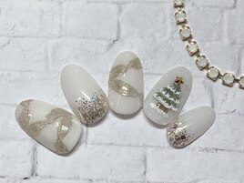クリスマスネイル　ツリー