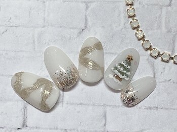 アルセア 上野御徒町店(Alcea)/クリスマスネイル　ツリー