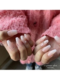 ホワイトグラデ