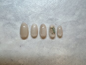 ヌーディーマグネットネイル☆