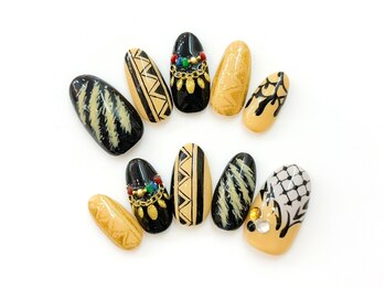 ネイルコレクション ピンク(Nail Collection Pink)/ツイステ★レオナ概念アート