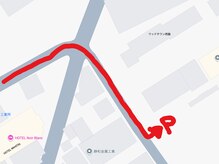 整体院デイバイデイ(Day by Day)/5.インター通りからの道順です。