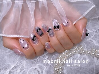 春ネイル紫ネイル