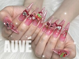さくらんぼ詰め込みネイル