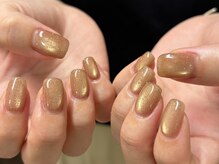 フィロンネイル 蒲田店(filonnail)/マグネットワンカラー+ラメ