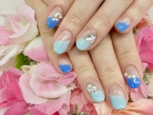 ディーネイル 京橋(D-nail)/人気色！爽やかブルーネイル！