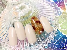 ネイルサロン カラーエイト(Nailsalon COLOR.8)/シンプル・べっ甲ネイル