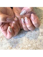 プライベートネイルサロン キャンバス(CANVAS)/大理石ネイル