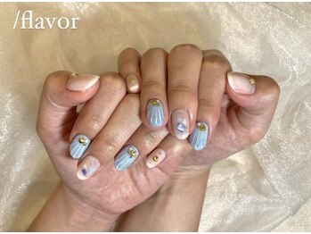 スラッシュフレーバー(/flavor)/シェルネイル♪