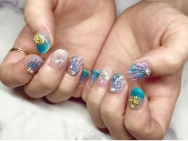 貝殻夏デザイン☆