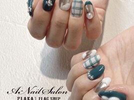 greenガーリーネイル