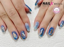 ネイリックス 栄ガスビル(NAILX)/ブルー♪ニュアンス