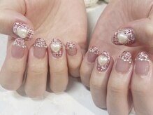 ネオリーブ エクラ 上野御徒町店(Neolive eclat)/ツイードネイル