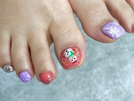 ★フット雪だるま★