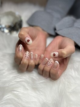 サボテン/バレンタインアート