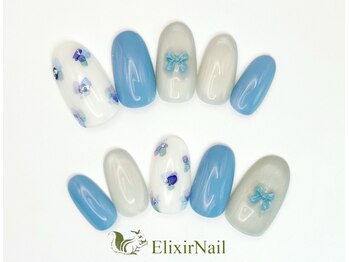 エリクサーネイル 五反田(Elixir Nail)/定額a シンプル／クーポン使用