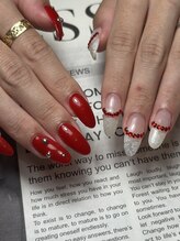 アース 新瑞橋店(HAIR & MAKE EARTH)/赤×レース♪