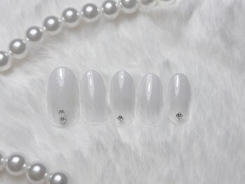 グロス バイ カオ 関内 馬車道(gloss by KAO)/白グラデ　美グラデーション