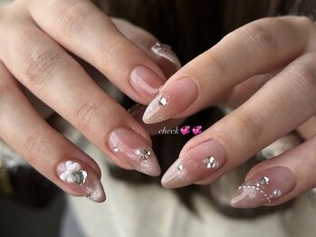 ネイルズカフェアン 飾磨店(nails cafe an)/cheek × magnet