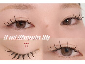 ユノーノ アイラッシュ 静岡店(Junono Eyelash)/LCカール120本デザイン