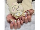 サロンのパーツでちいかわネイル