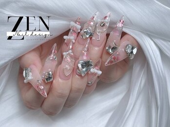 ゼン ネイル デザイン 池袋(ZEN NAIL DESIGN)/題長さだしやり放題×つけ放
