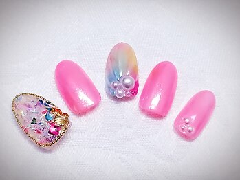 夏色ネイル♪マーメイド☆ミラー