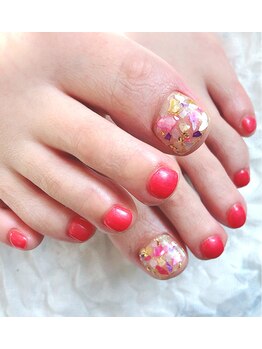 爪ソウシャイン(爪 SO SHINE)/親指デザインコース★