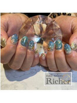エスフィーネイルサロン リシェル(Esfy nailsalon Richer)/海ネイル