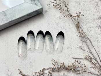 ネイルサロン&スクール ジーナ(GINA)/フレンチ×クリアラメ