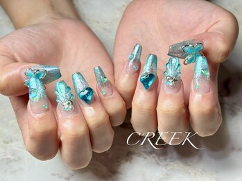 クリーク(CREEK)/人魚の鱗ビジュースカルプ