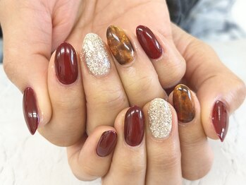 ディーネイル 池袋(D-nail)/【森】べっ甲ネイル