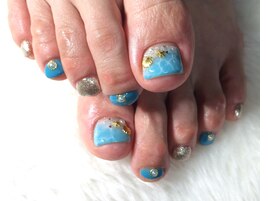 まるで海の中☆大人気水面ネイル